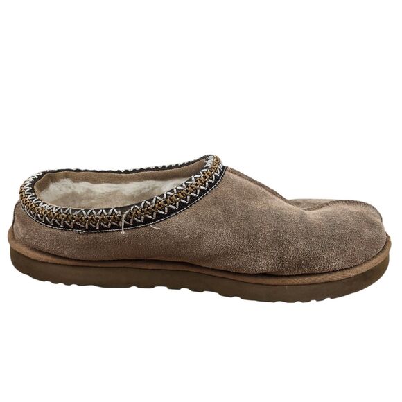 UGG Tasman Slippers Men's Sz 15 Suede Brown Cozycore - Picture 8 of 14